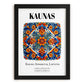 Kaunas, Lithuania – Travel Wall Art, in sleek black frame