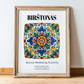 Birštonas, Lithuania – Travel Wall Art, in wooden frame leaning on the floor
