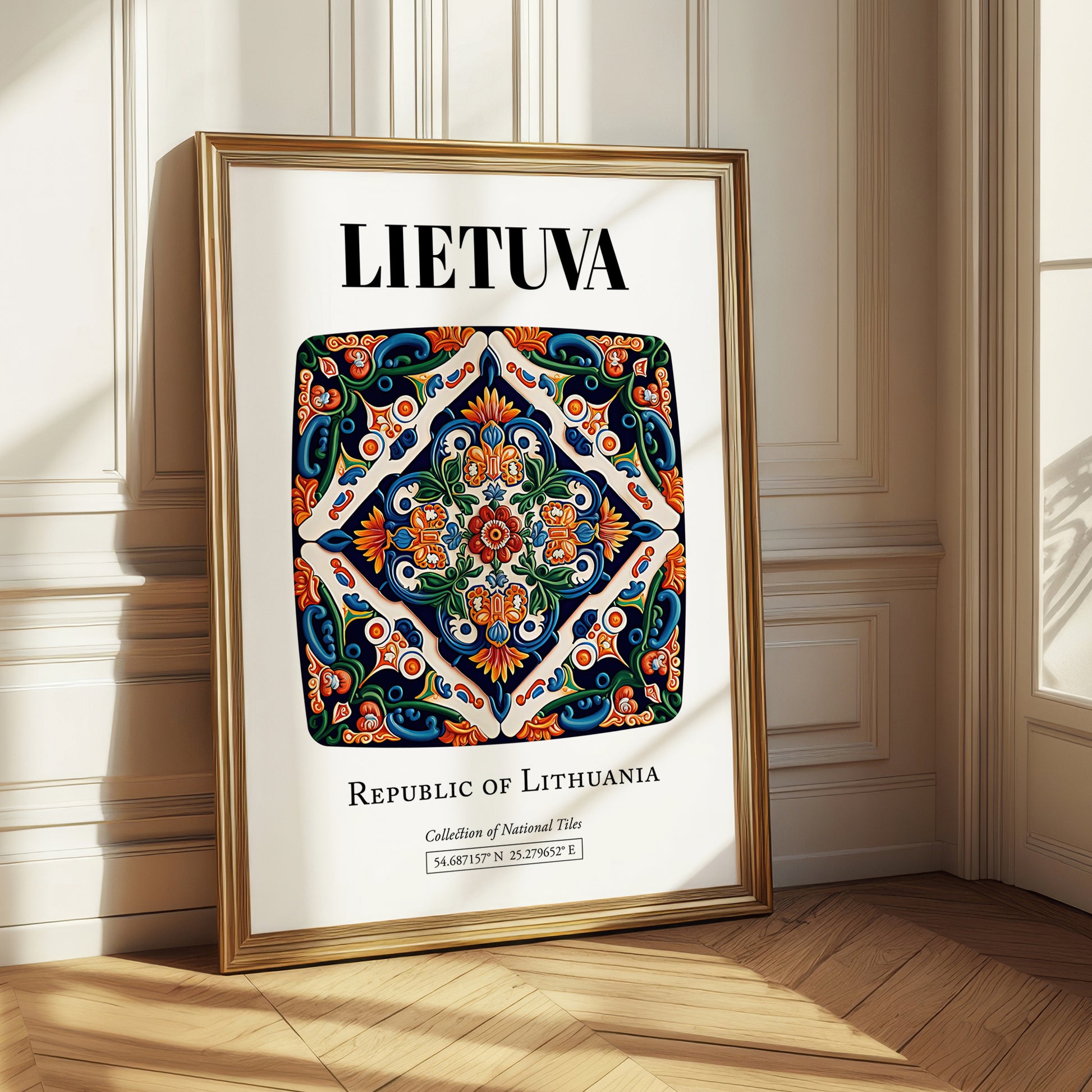 Lietuva, Lithuania – Wanderlust Wall Decor, styled in a charming Paris street view