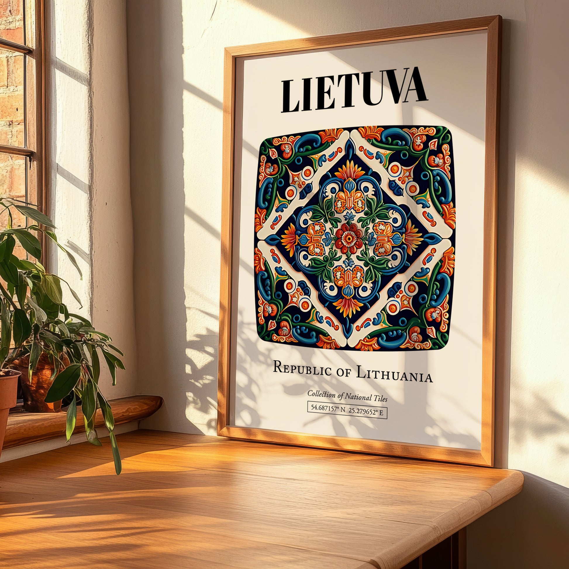 Lietuva, Lithuania – Wanderlust Wall Decor, clean layout with no caption