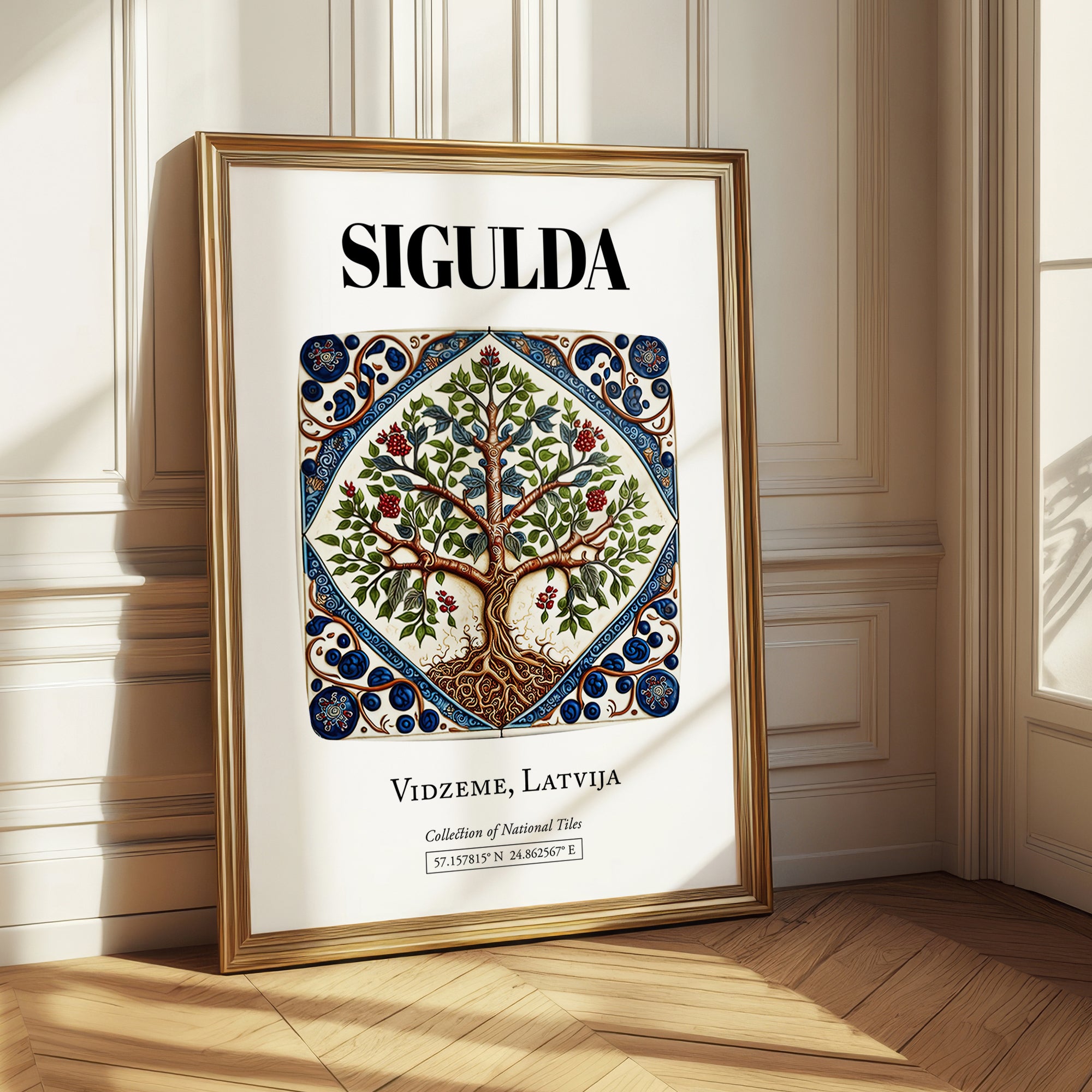 Sigulda, Latvia – Wanderlust Wall Decor, styled in a charming Paris street view