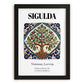Sigulda, Latvia – Wanderlust Wall Decor, in sleek black frame
