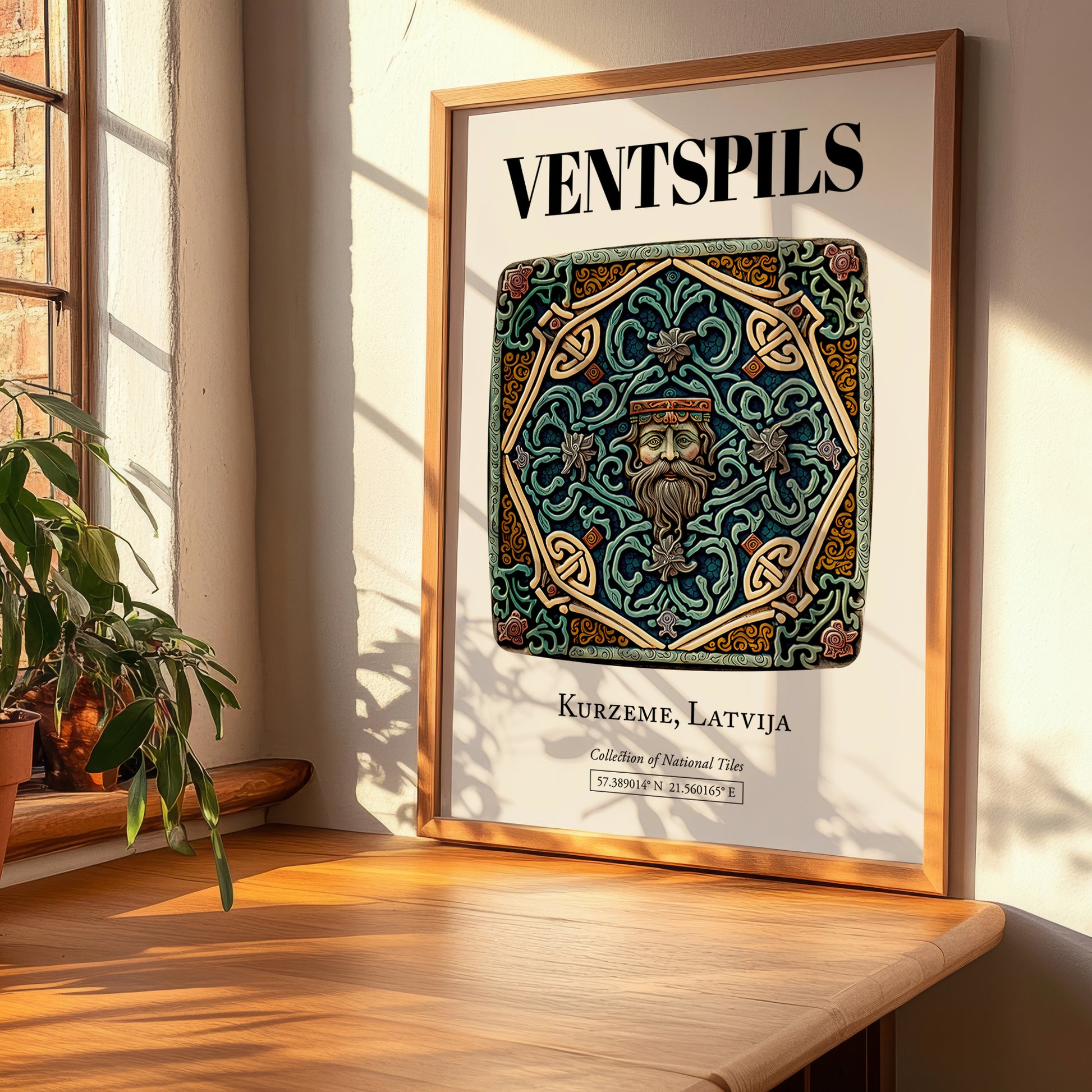 Ventspils, Latvia – Travel Print, clean layout with no caption