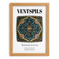 Ventspils, Latvia – Travel Print, set in oak frame