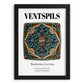 Ventspils, Latvia – Travel Print, in sleek black frame