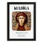 Kuldīga, Latvia – Travel Poster, in sleek black frame