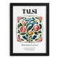 Talsi, Latvia – Travel Destination Art, in sleek black frame