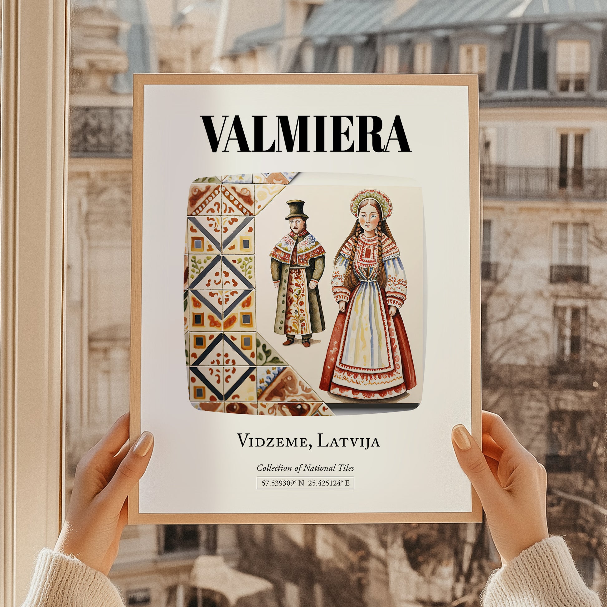 Valmiera, Latvia – Global Cities Wall Print