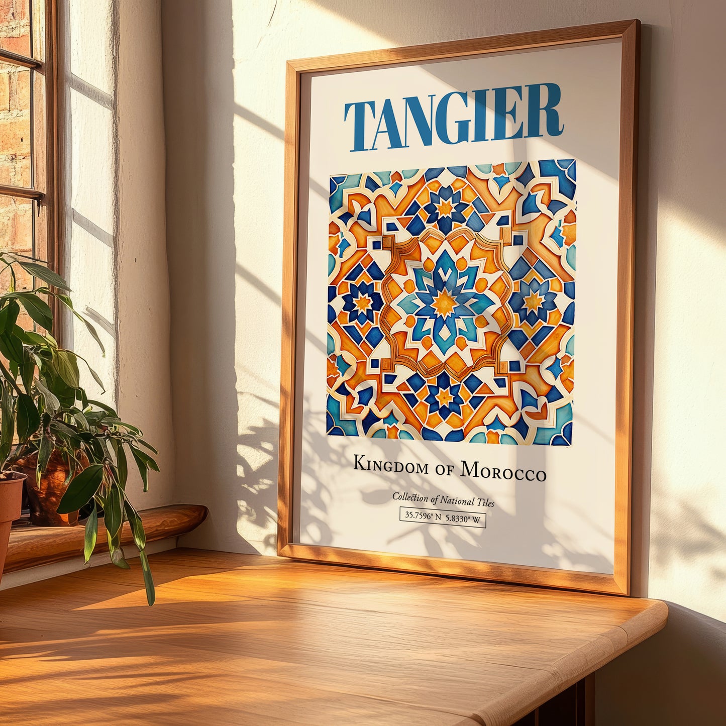 Tangier, Morocco – Travel Wall Decor, clean layout with no caption