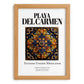 Playa del Carmen, Mexico – Travel Print, set in oak frame