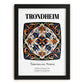Trondheim, Norway – Dream Destination Decor, in sleek black frame