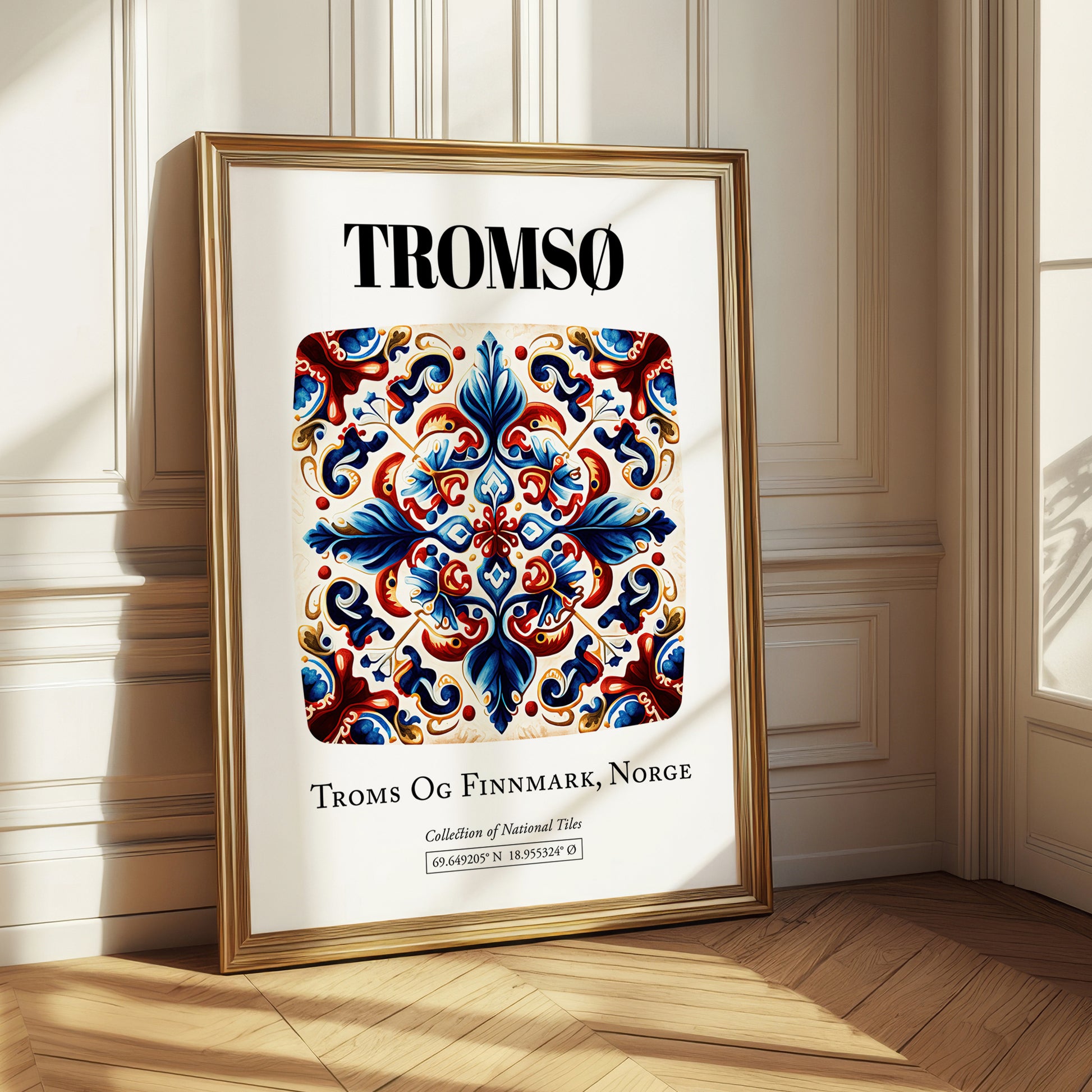 Tromsø, Norway – Travel Print, styled in a charming Paris street view