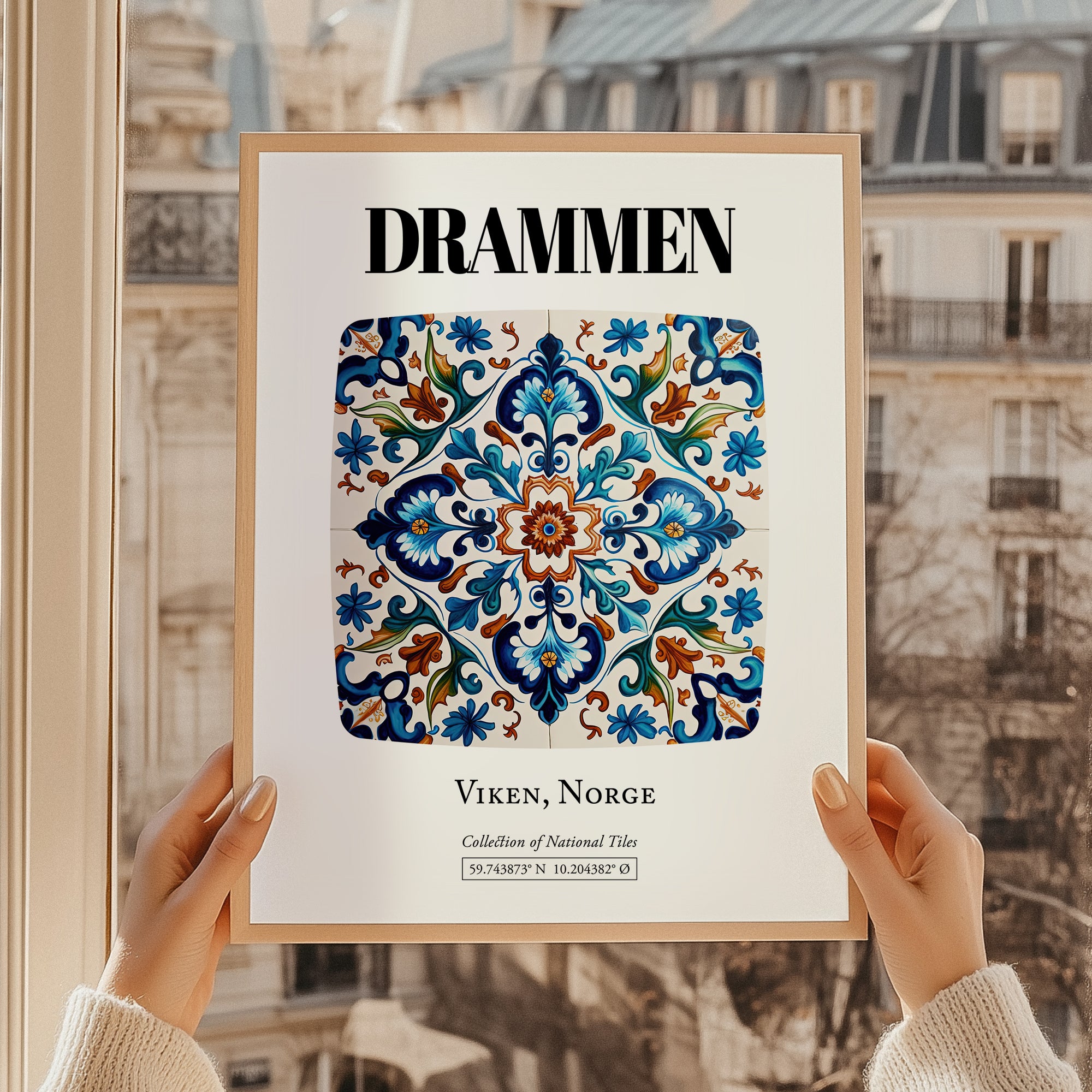 Drammen, Norway – Travel Poster