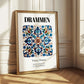 Drammen, Norway – Travel Poster, styled in a charming Paris street view