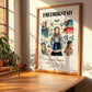 Fredrikstad, Norway – Travel Poster, clean layout with no caption