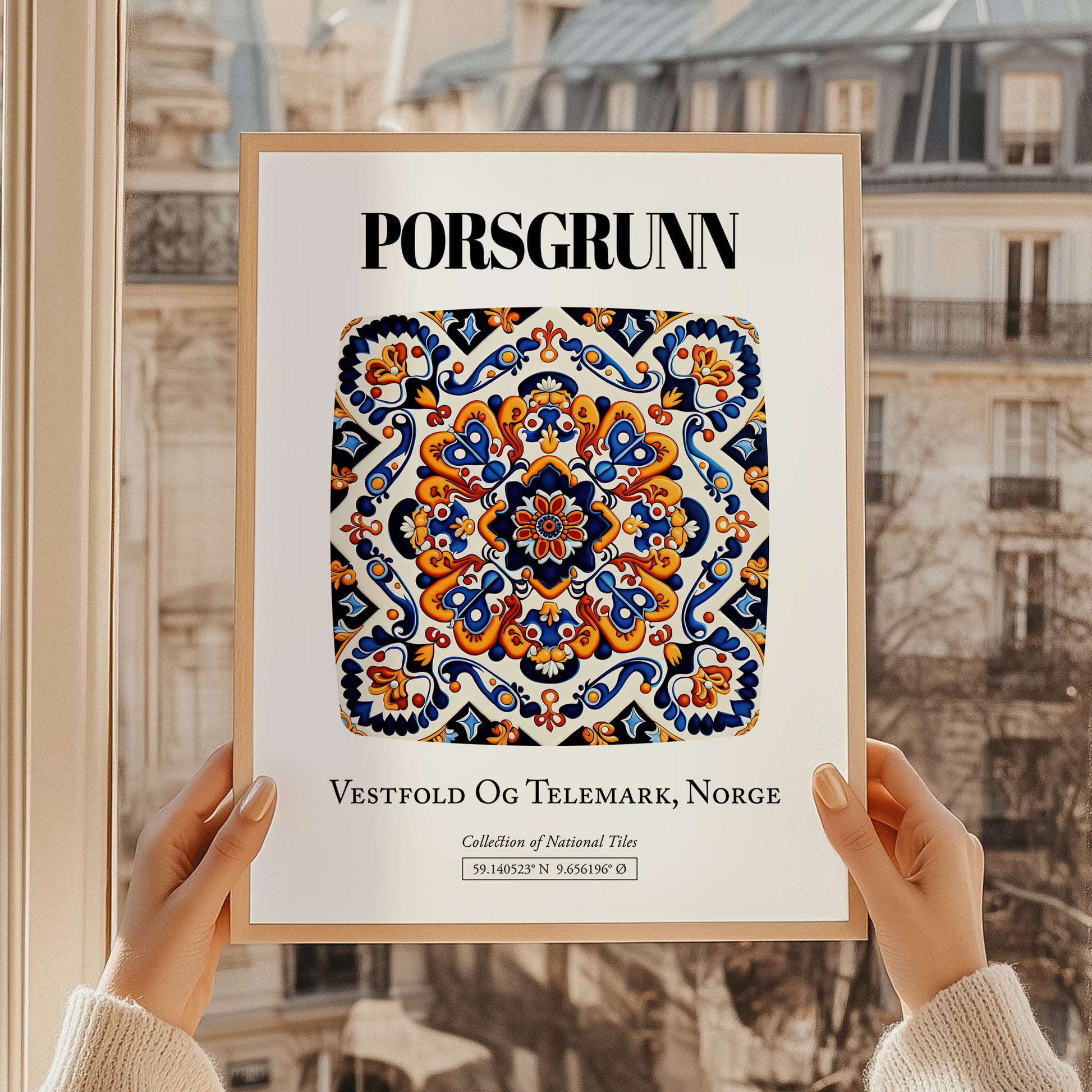 Porsgrunn, Norway – National Pride Wall Decor