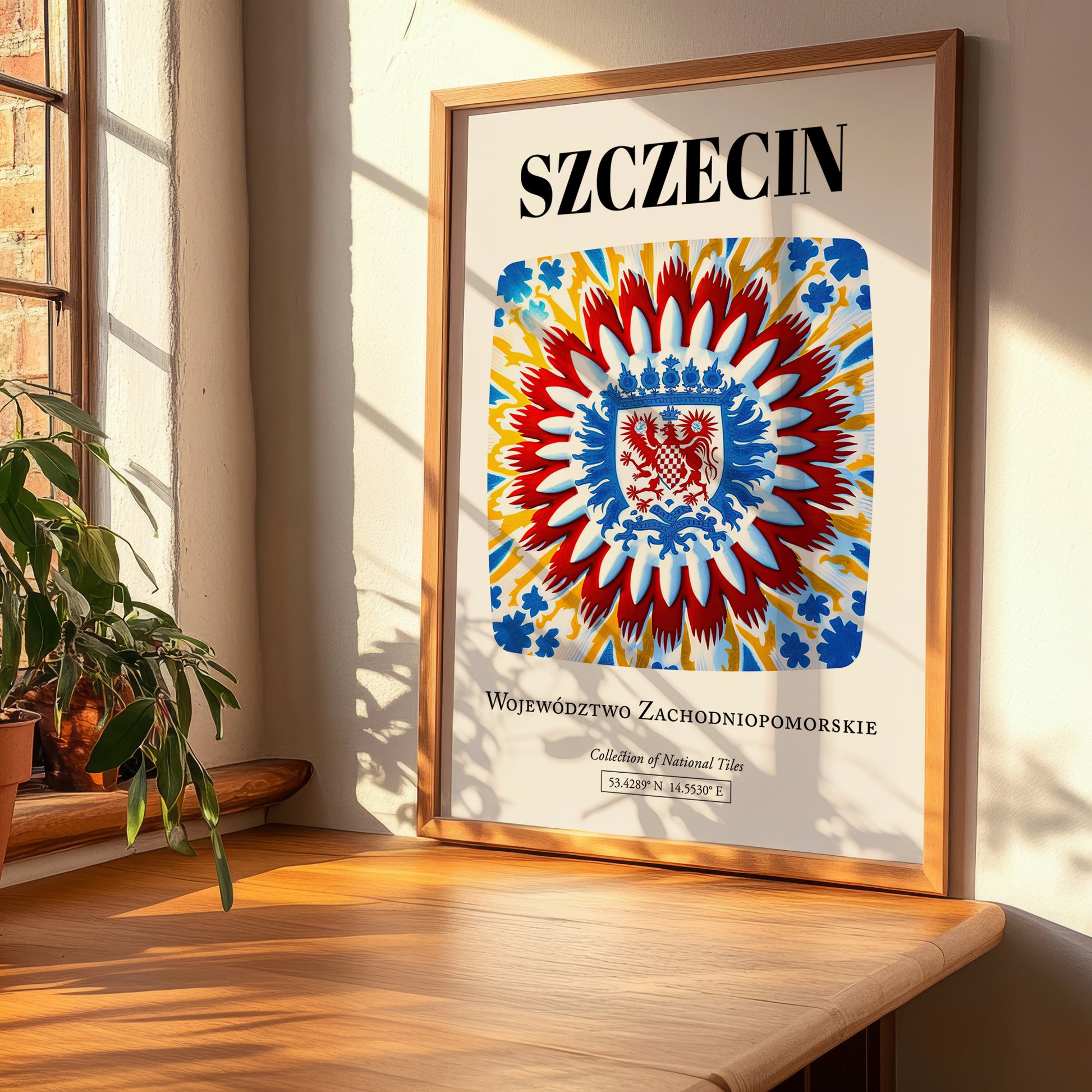 Szczecin, Poland – Travel Wall Art, clean layout with no caption