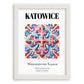 Katowice, Poland – Away From Home Poster, placed in minimal white frame