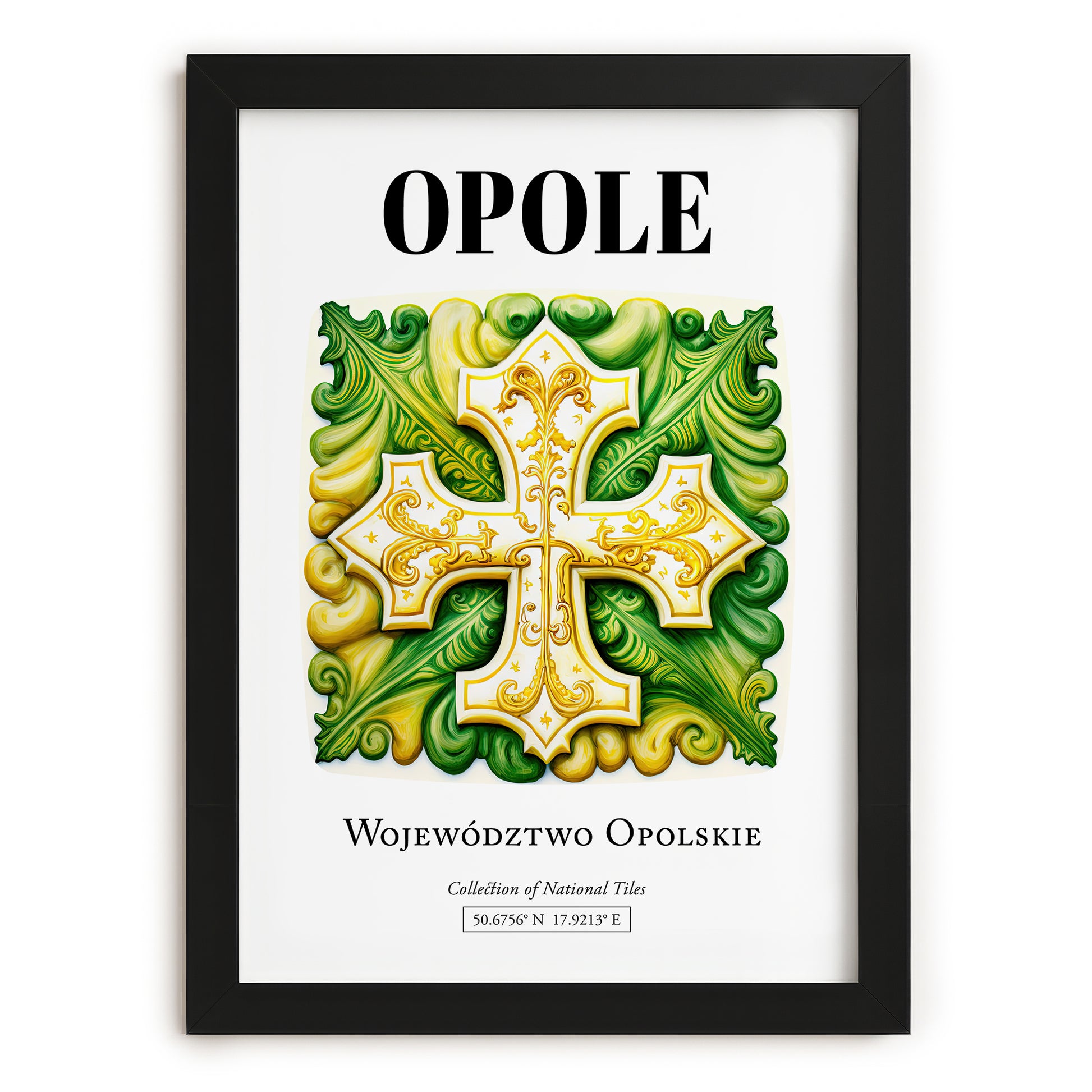 Opole, Poland – Global Wall Art, in sleek black frame