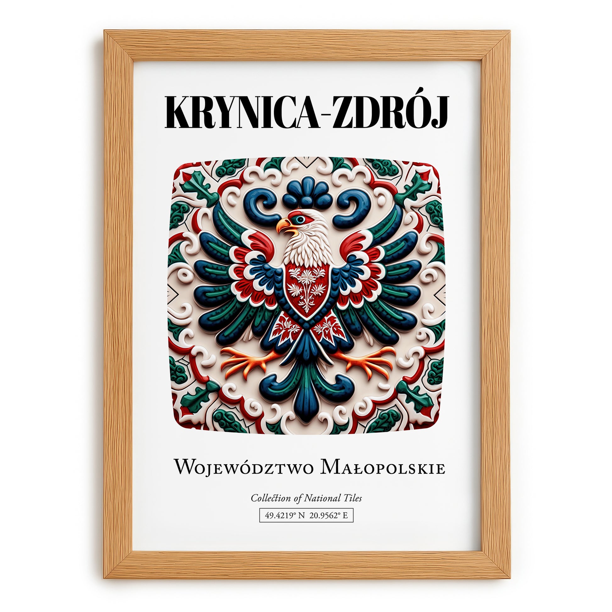 Krynica-zdrój, Poland – Dream Destination Decor, set in oak frame