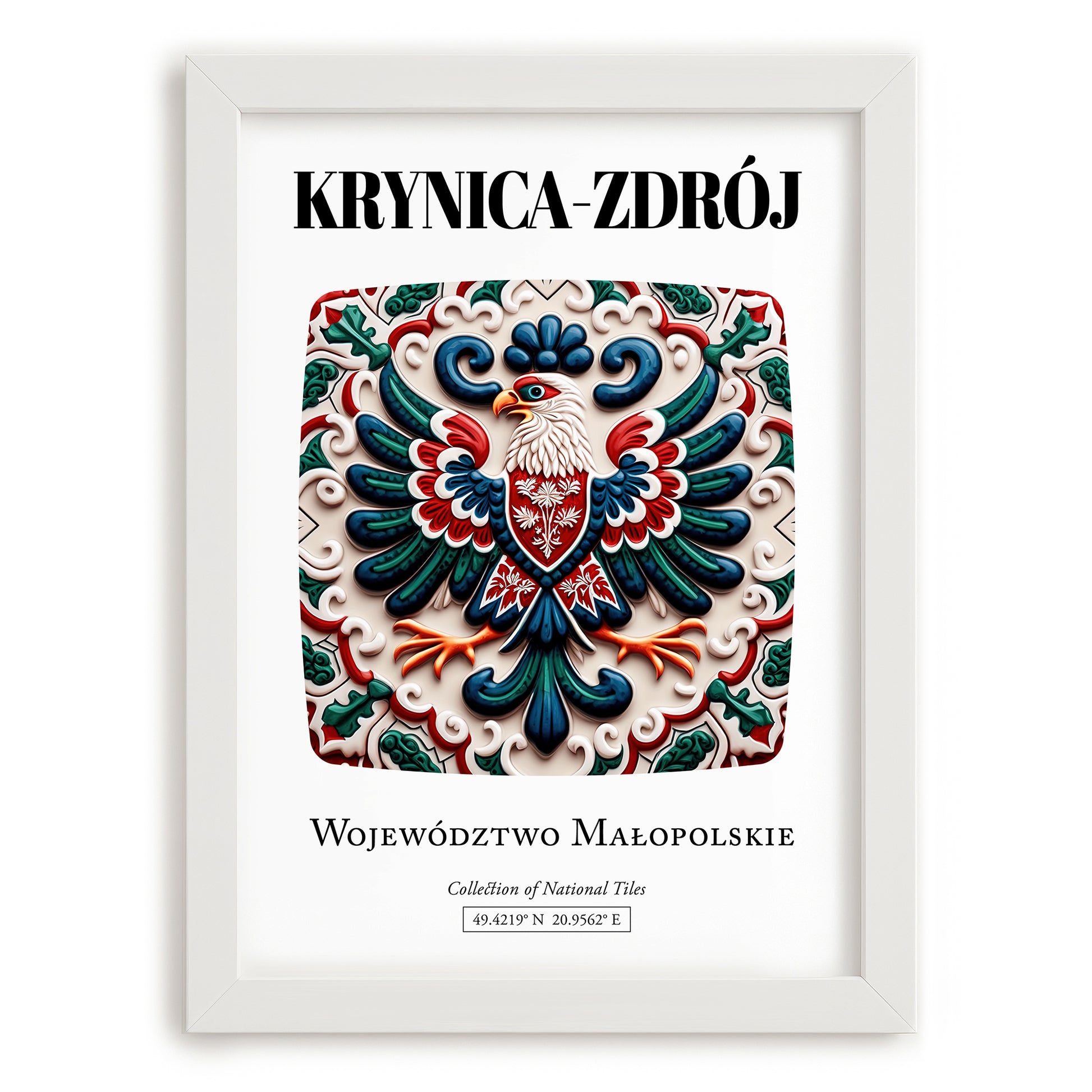 Krynica-zdrój, Poland – Dream Destination Decor, placed in minimal white frame