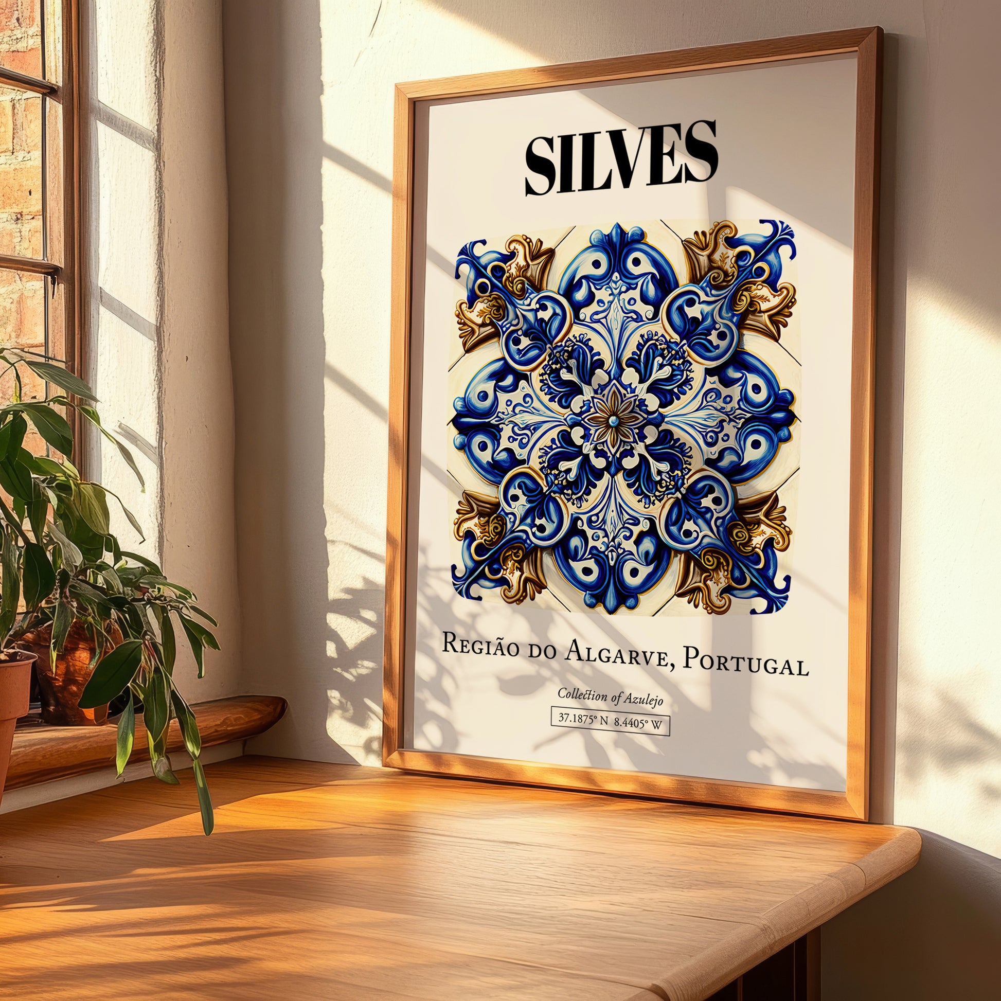 Silves, Portugal – Travel Poster, clean layout with no caption