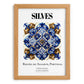 Silves, Portugal – Travel Poster, set in oak frame