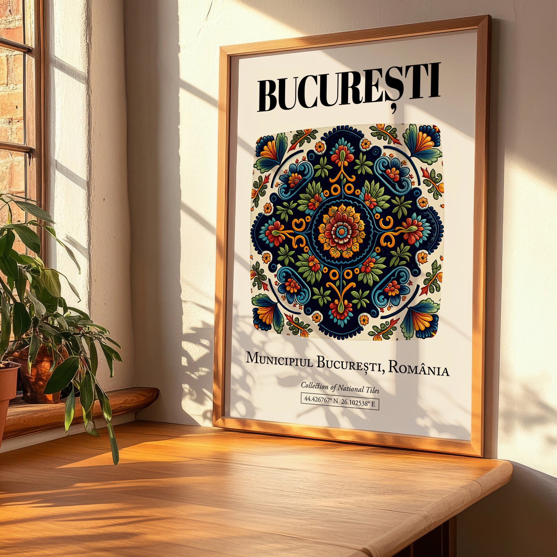 București, România – Travel Poster, clean layout with no caption