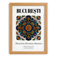 București, România – Travel Poster, set in oak frame