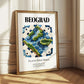 Beograd, Romania – Travel Wall Art, styled in a charming Paris street view