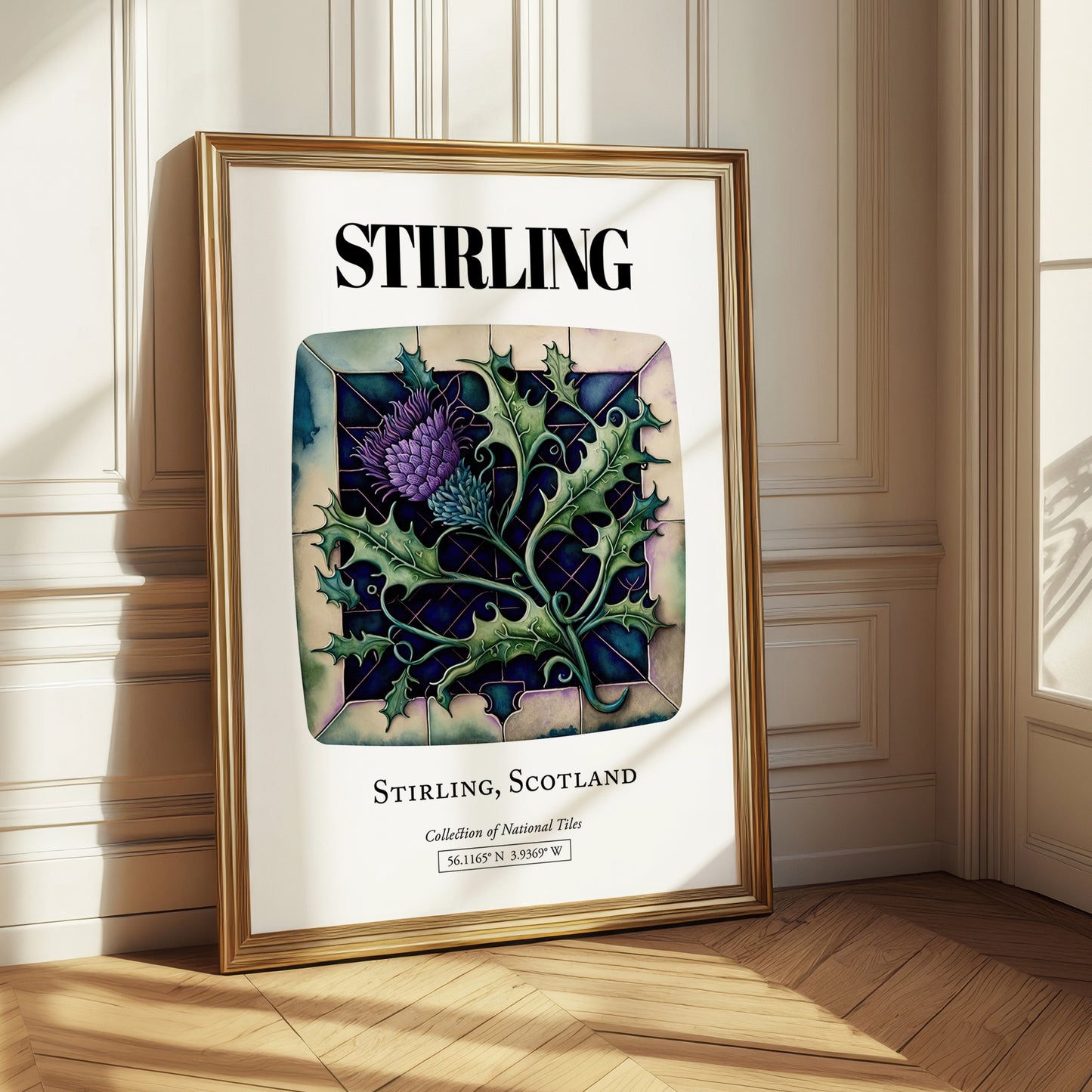 Stirling, Scotland – Travel Print, styled in a charming Paris street view