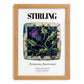 Stirling, Scotland – Travel Print, set in oak frame