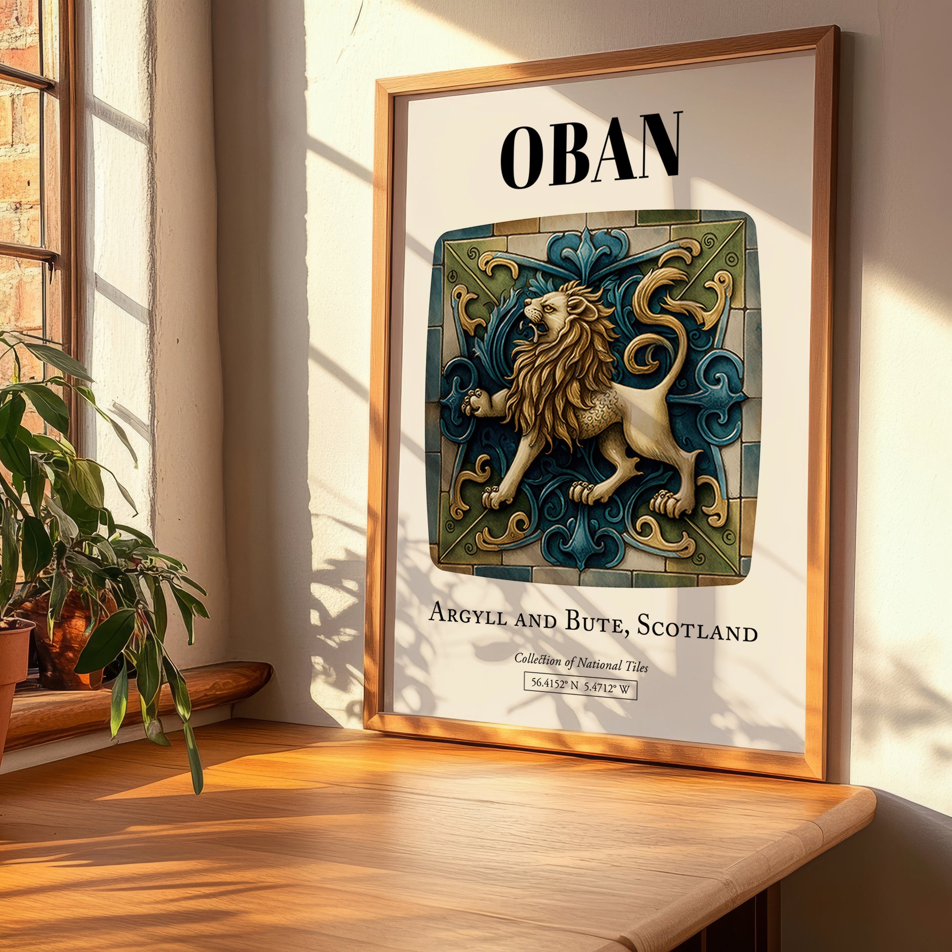 Oban, Scotland – Travel Wall Art, clean layout with no caption