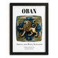 Oban, Scotland – Travel Wall Art, in sleek black frame