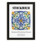 Stockholm, Sweden – Travel Wall Art, in sleek black frame