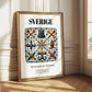 Sverige, Sweden – Away From Home Poster, styled in a charming Paris street view