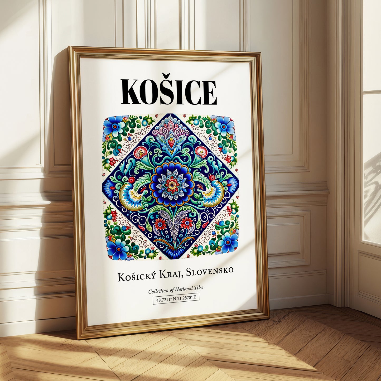 Košice, Slovakia – Travel Print, styled in a charming Paris street view