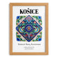 Košice, Slovakia – Travel Print, set in oak frame