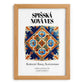 Spišská Nová Ves, Slovakia – Retro Travel Poster, set in oak frame