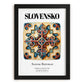 Slovensko, Slovakia – Travel Print, in sleek black frame