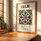 Celje, Slovenia – Minimalist Travel Print, clean layout with no caption