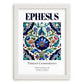 Ephesus, Turkey – Wanderlust-Inspired Poster, placed in minimal white frame