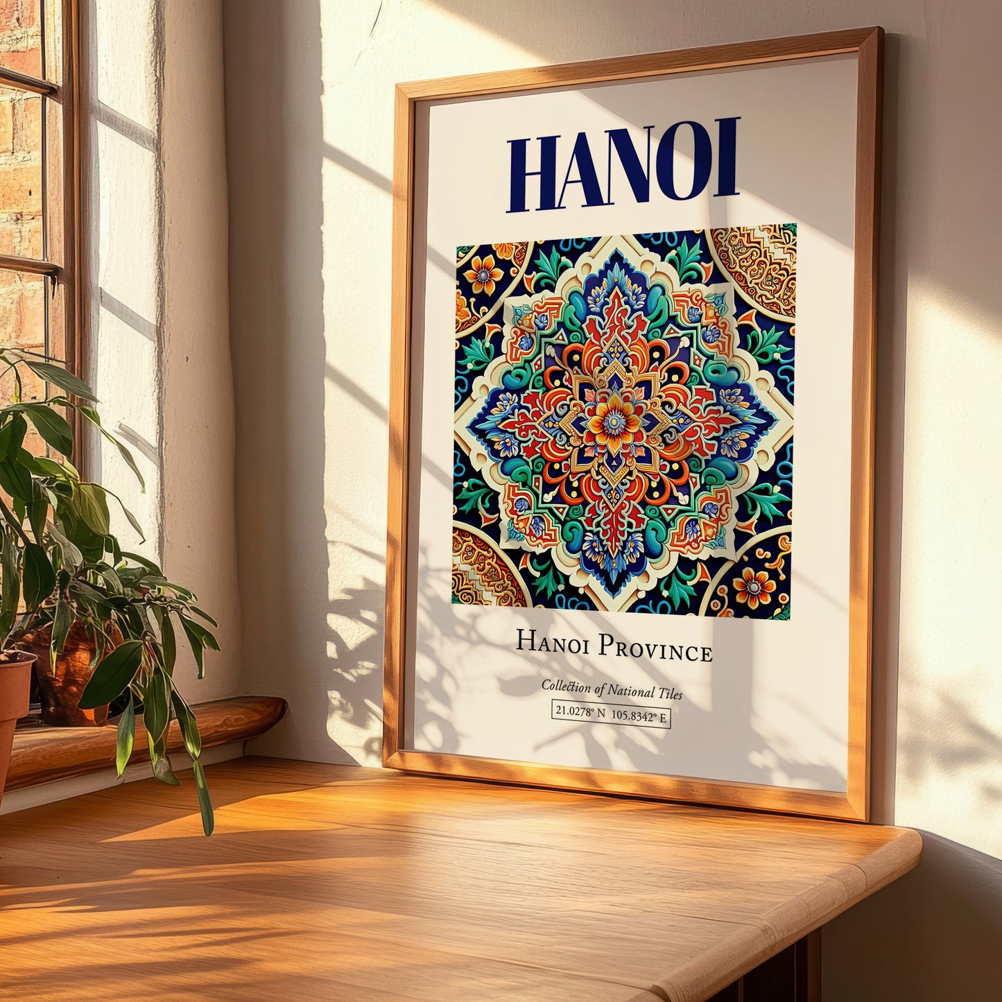 Hanoi, Vietnam – Travel Print, clean layout with no caption