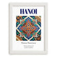 Hanoi, Vietnam – Travel Print, placed in minimal white frame