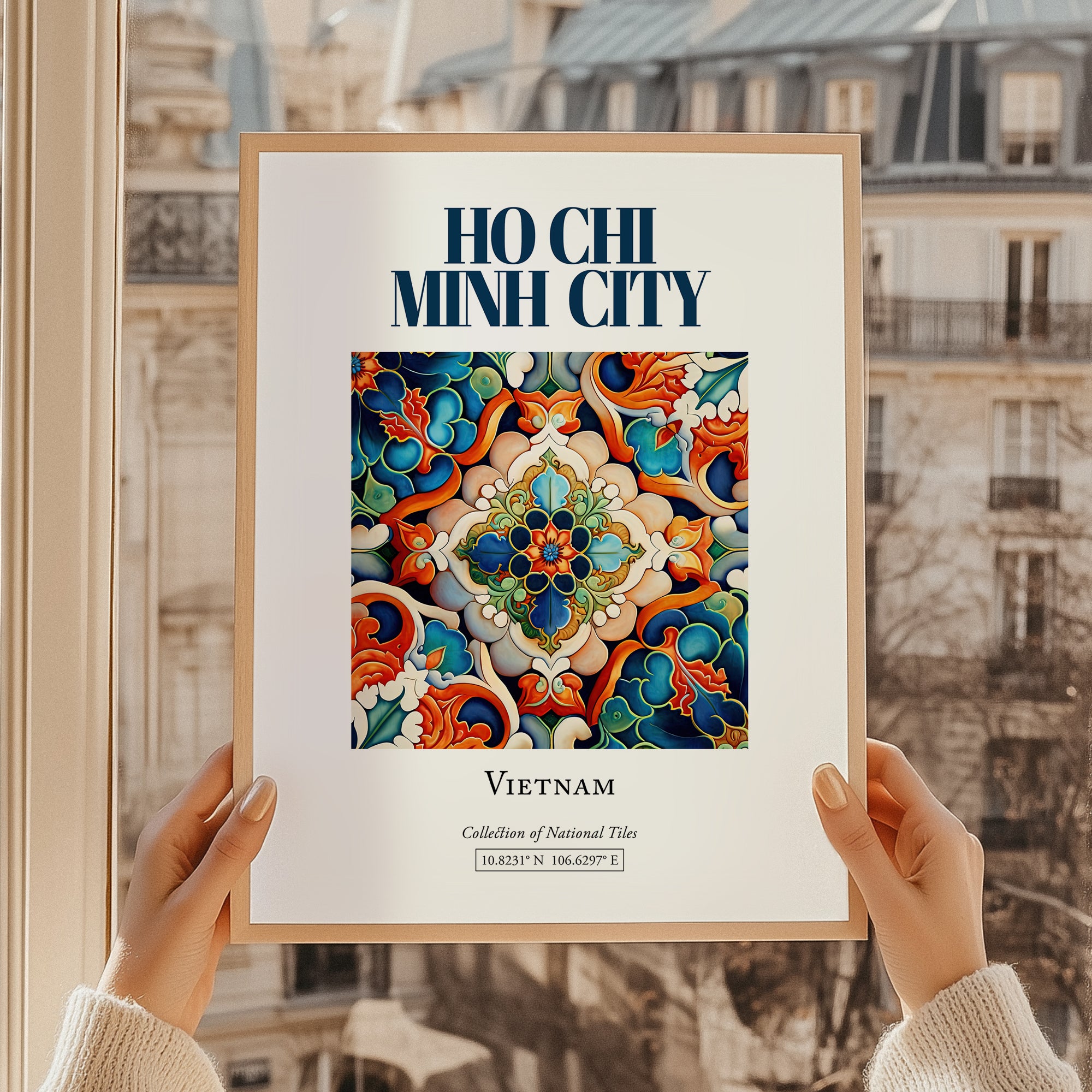 Ho Chi Minh City, Vietnam – Vintage Travel Poster