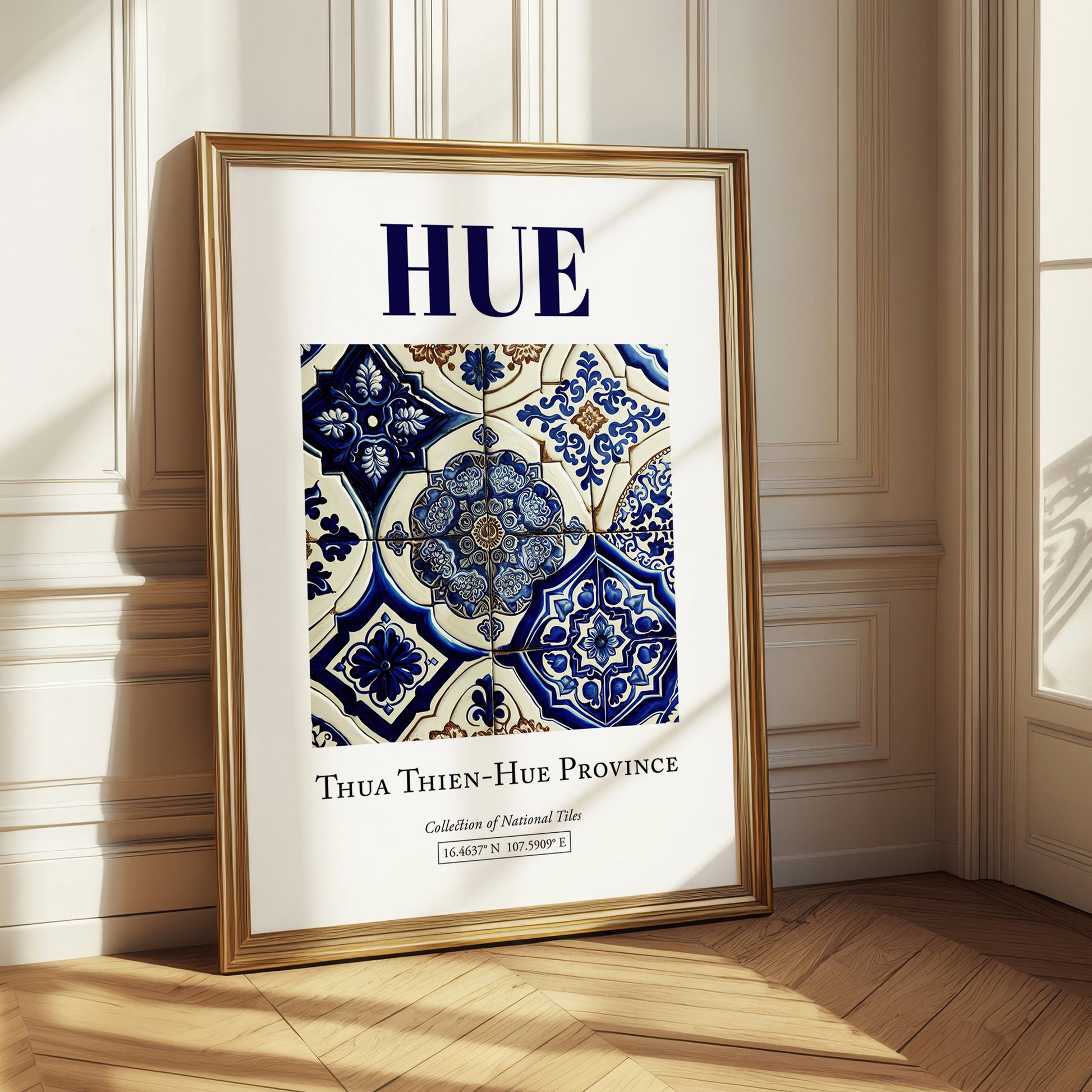 Hue, Vietnam – Travel Memories Wall Print, styled in a charming Paris street view
