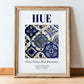 Hue, Vietnam – Travel Memories Wall Print, in wooden frame leaning on the floor