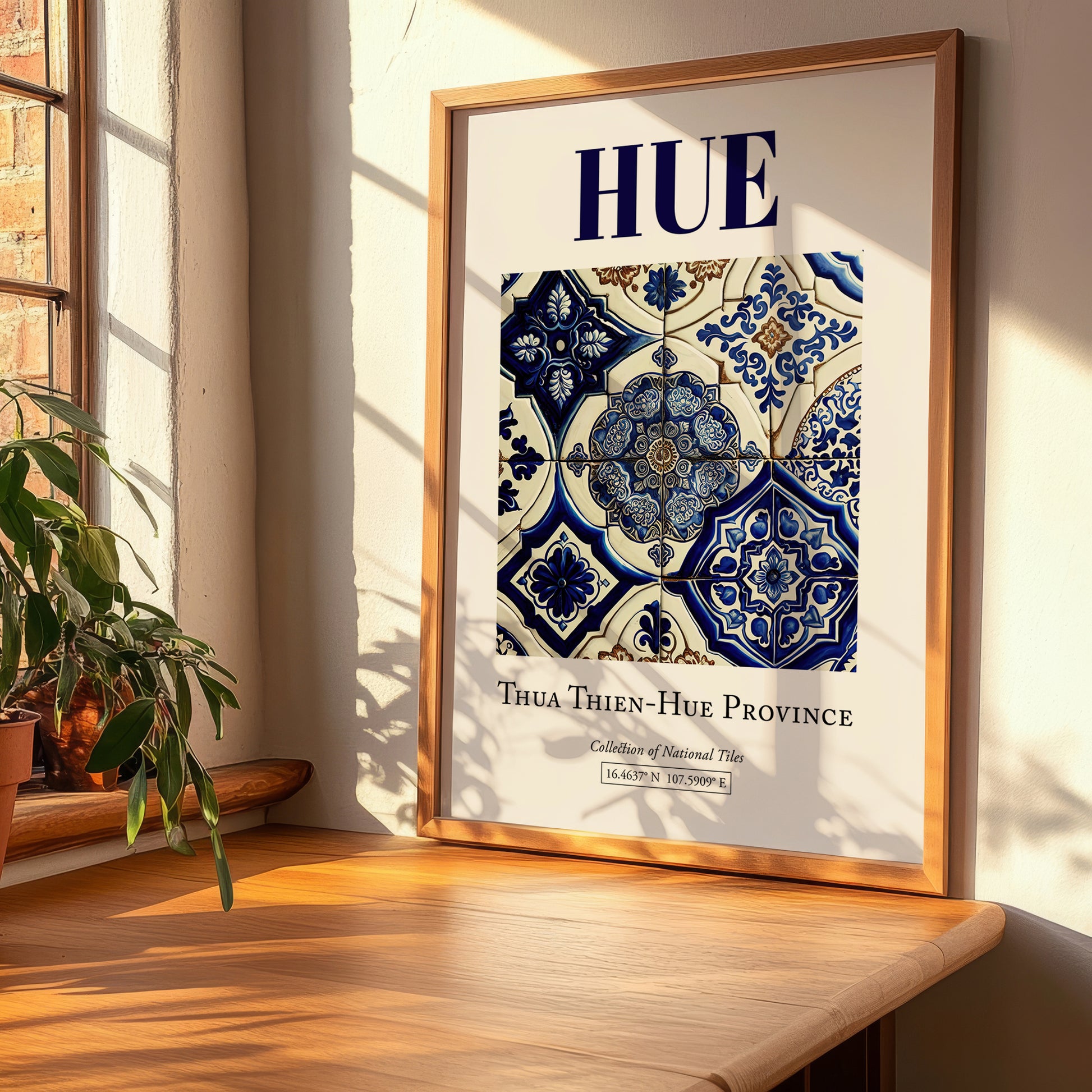 Hue, Vietnam – Travel Memories Wall Print, clean layout with no caption
