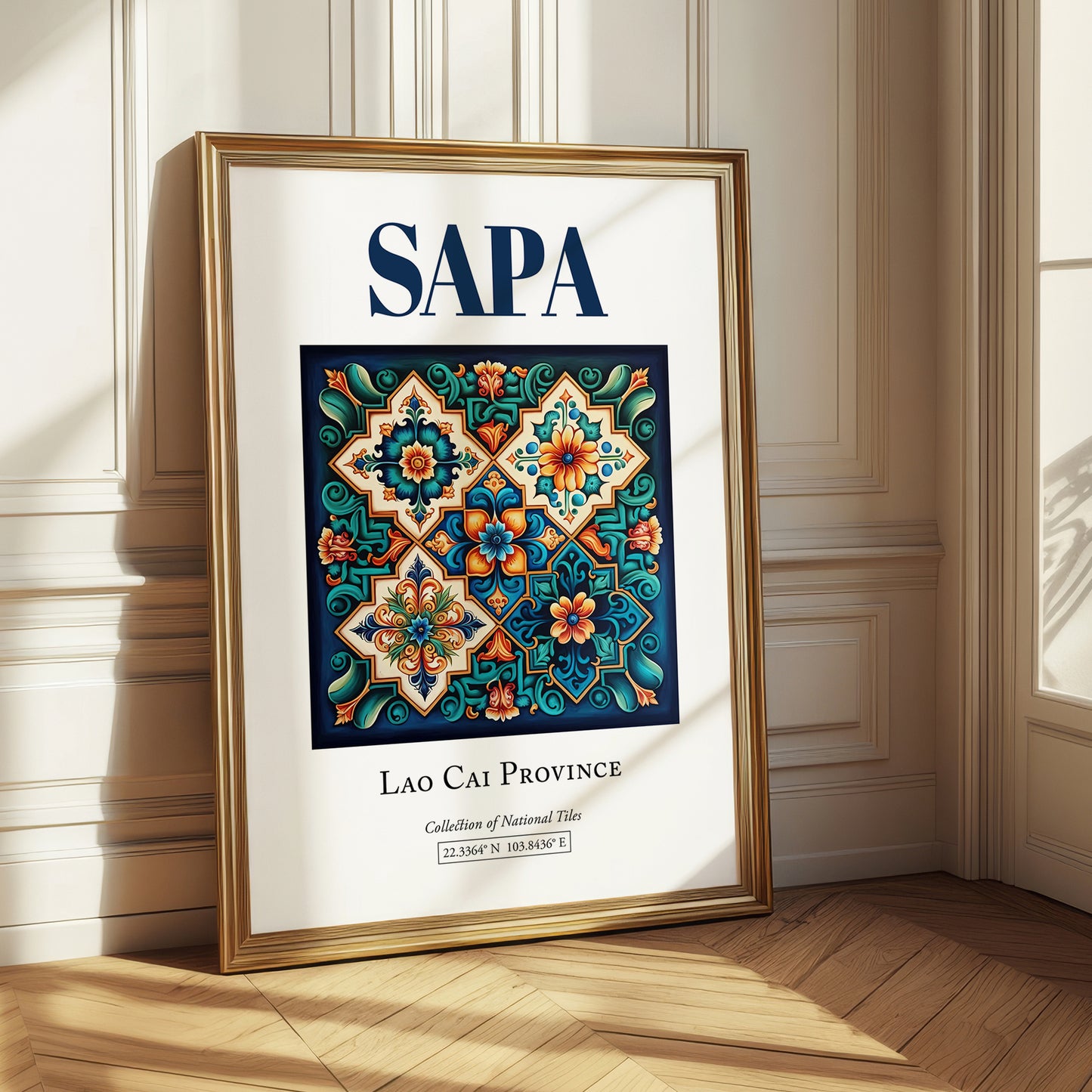 Sapa, Vietnam – Travel Wall Decor, styled in a charming Paris street view
