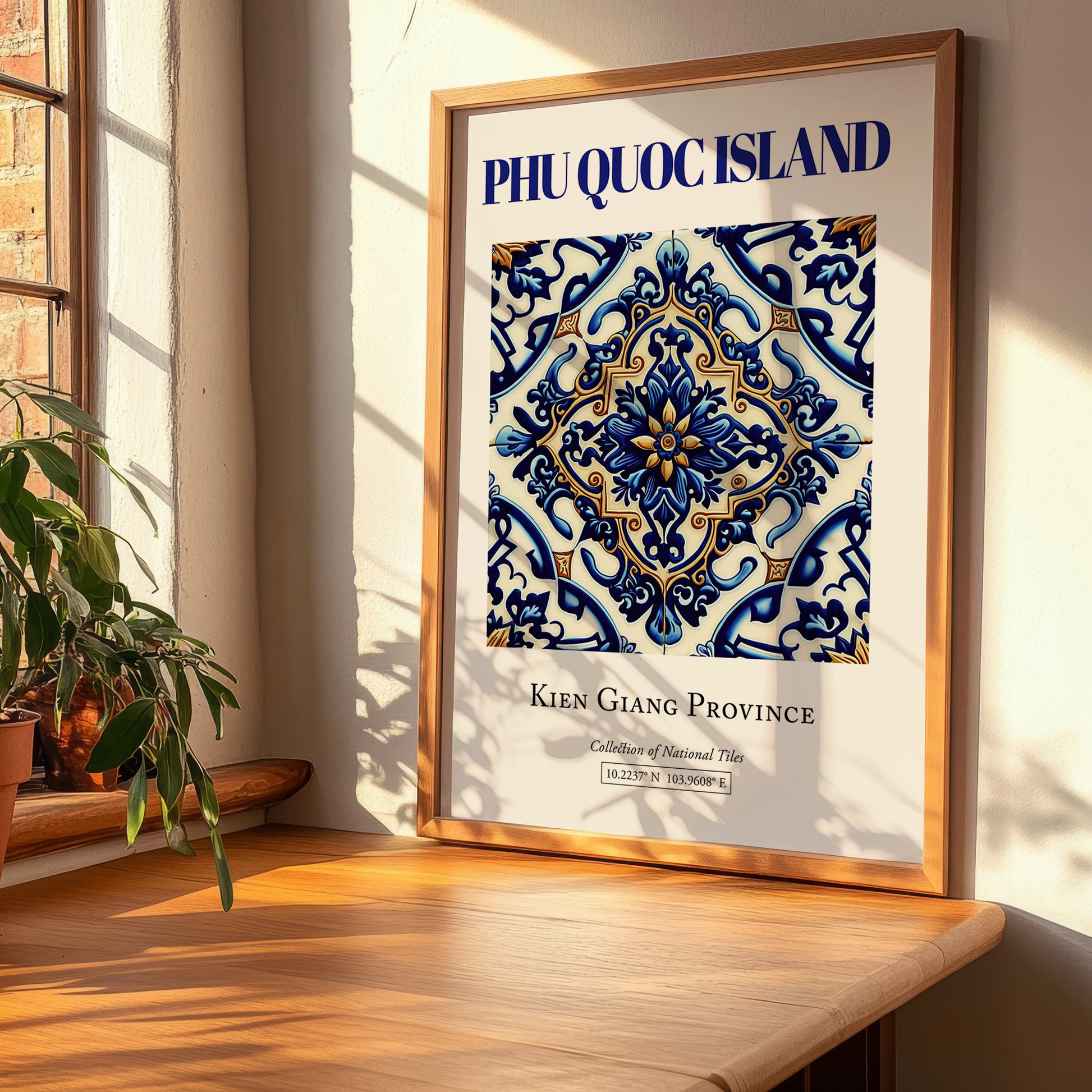 Phu Quoc Island, Vietnam – Cultural Heritage Wall Art, clean layout with no caption